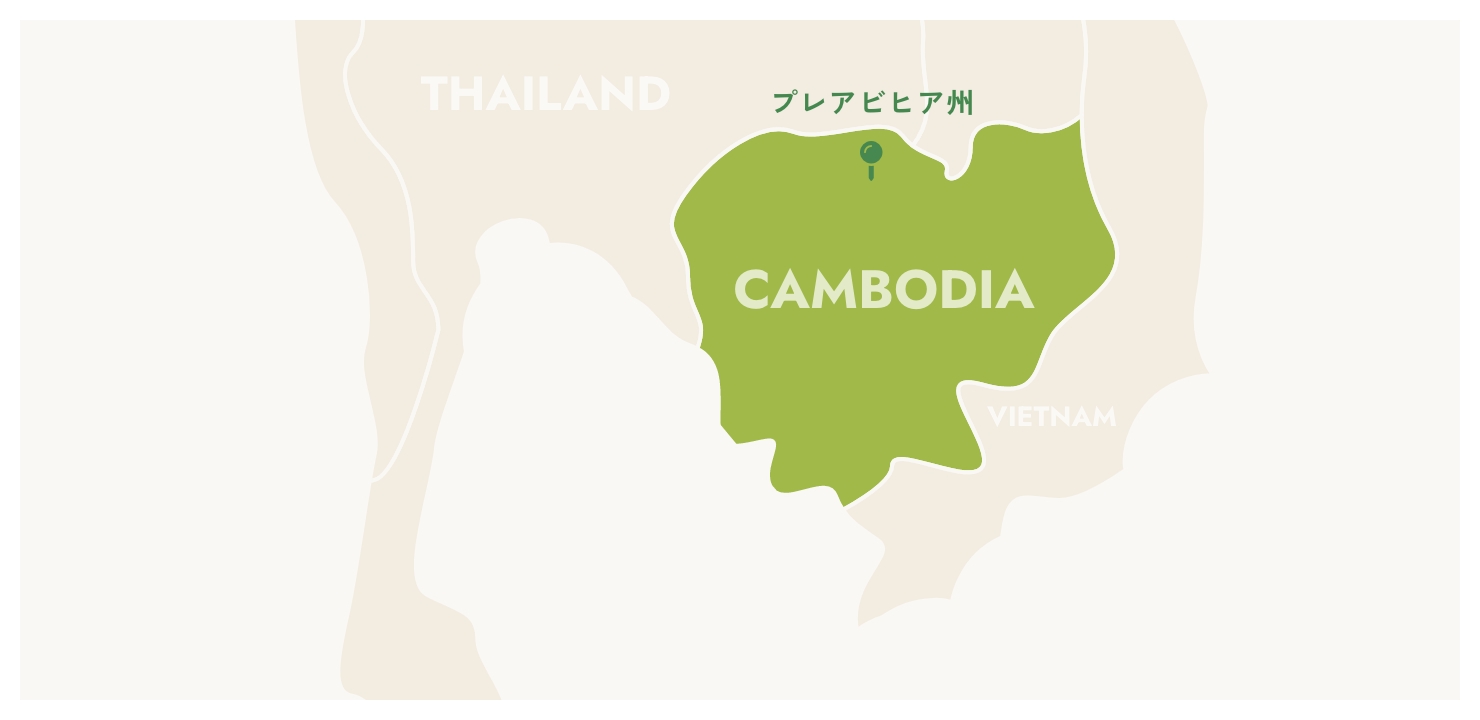 カンボジアの活動地マップ