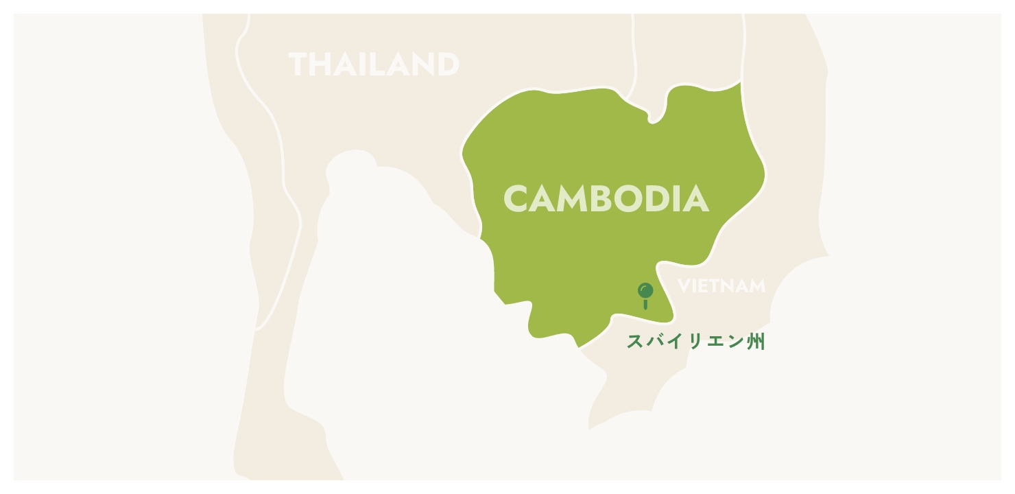 カンボジアの活動地マップ