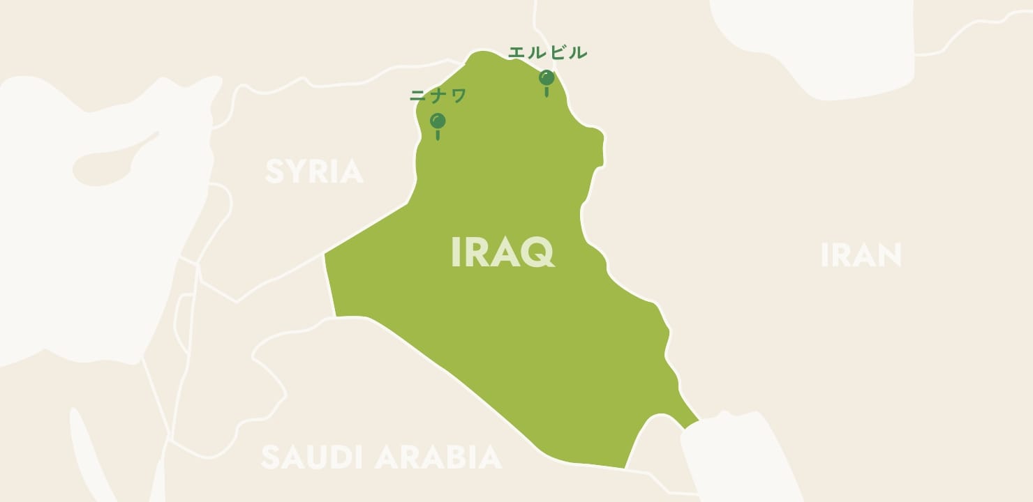 イラクの活動地マップ