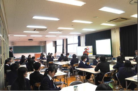 山形県立酒田東高等学校で「貿易ゲーム」ワークショップを開催