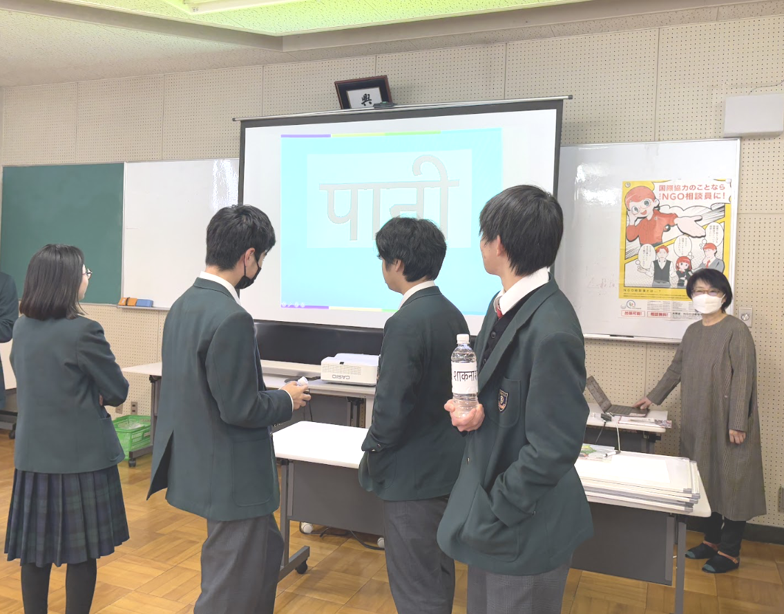 山形県立小国高等学校で「世界がもし100人の村だったら」ワークショップを開催