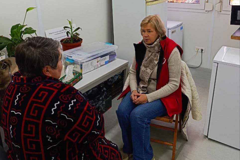 ザポリージャ市での支援活動